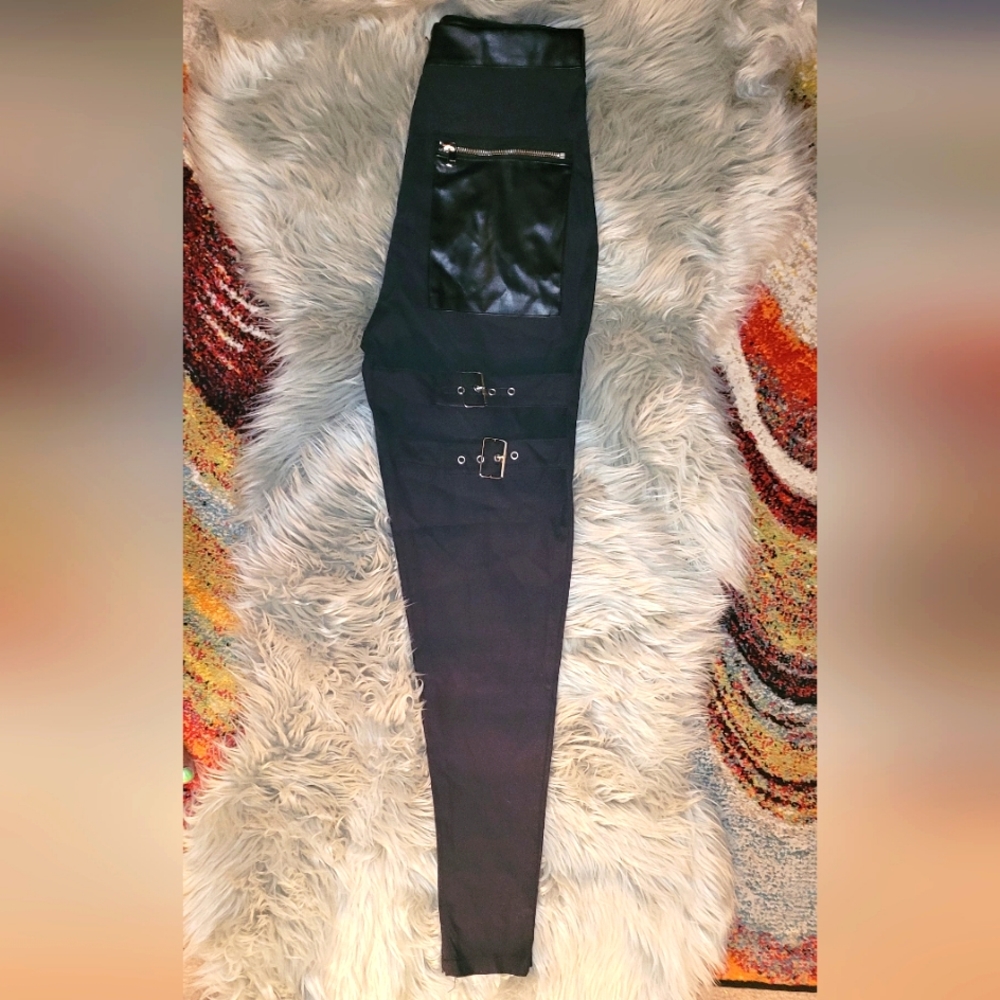 LAPA Vegan Leather Pocket Pants sz. Small